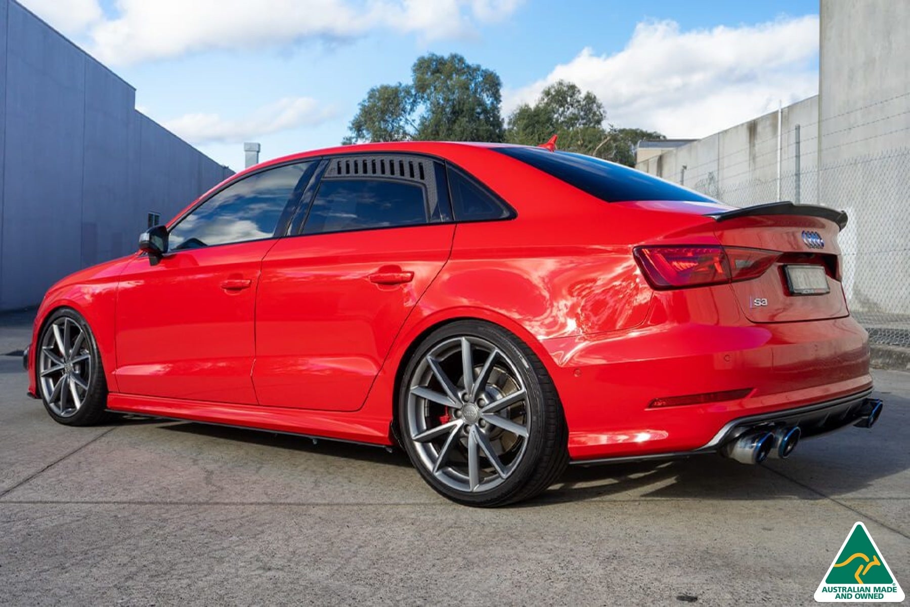 FLOW Designs Window Vents for Audi RS3\S3 8V Sedan