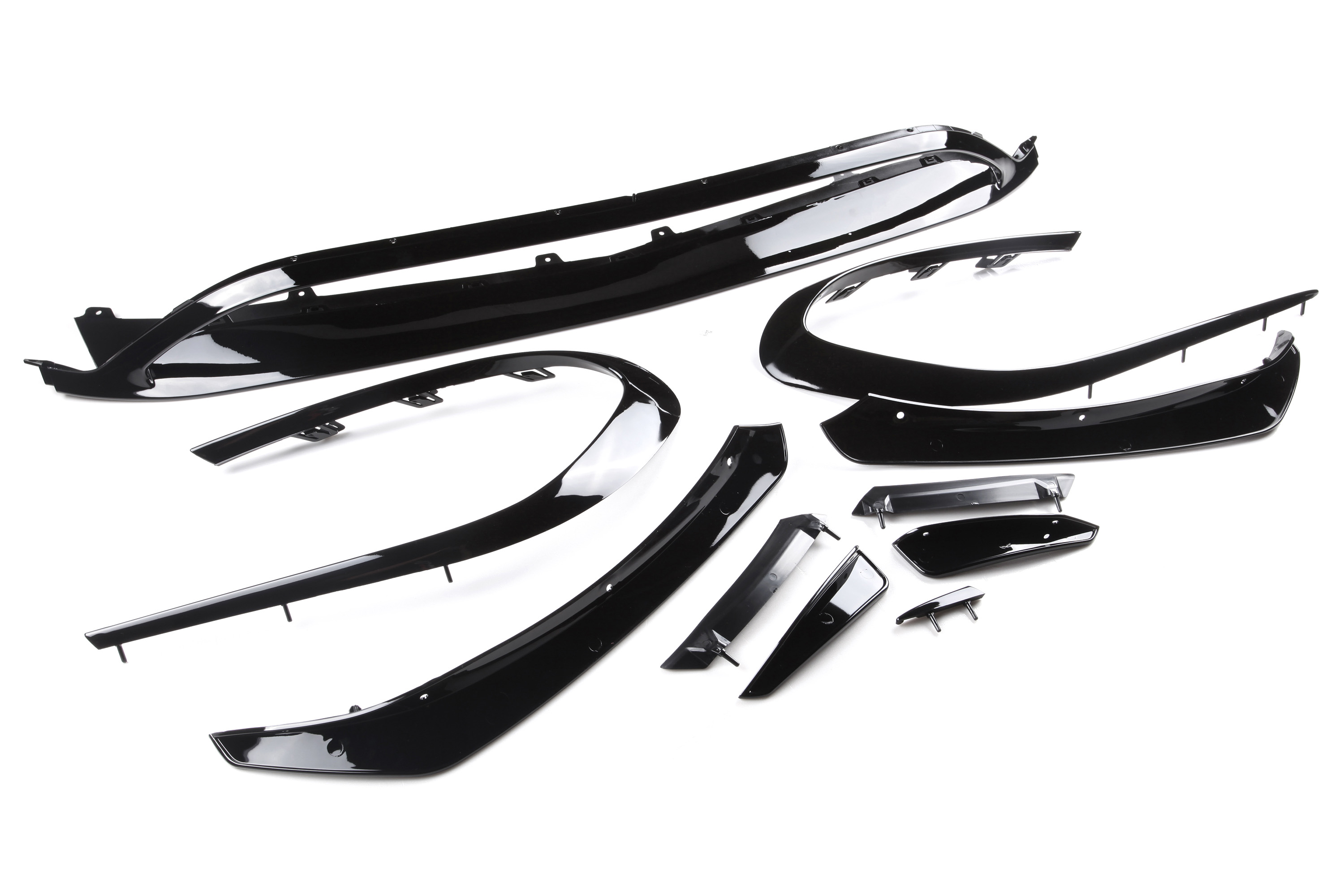 Zero Offset  AMG Style Front Canards / Lip for Mercedes A Class W176 16-18 - MODE Auto Concepts