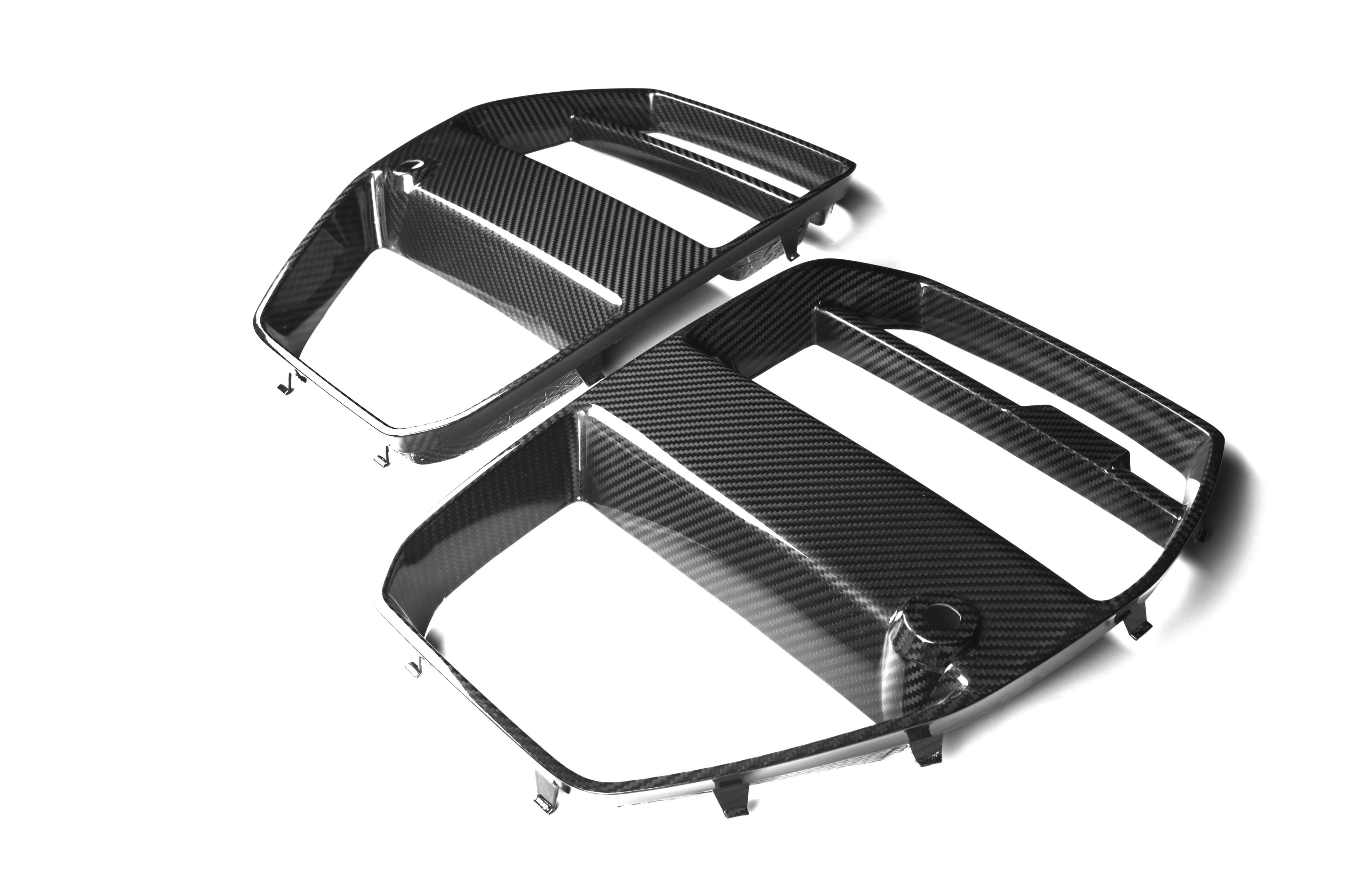 Zero Offset  Vorsteiner Style Pre Pregged Dry Carbon Grill For BMW M3 G80 G81 / M4 G82 G83 20+ - MODE Auto Concepts