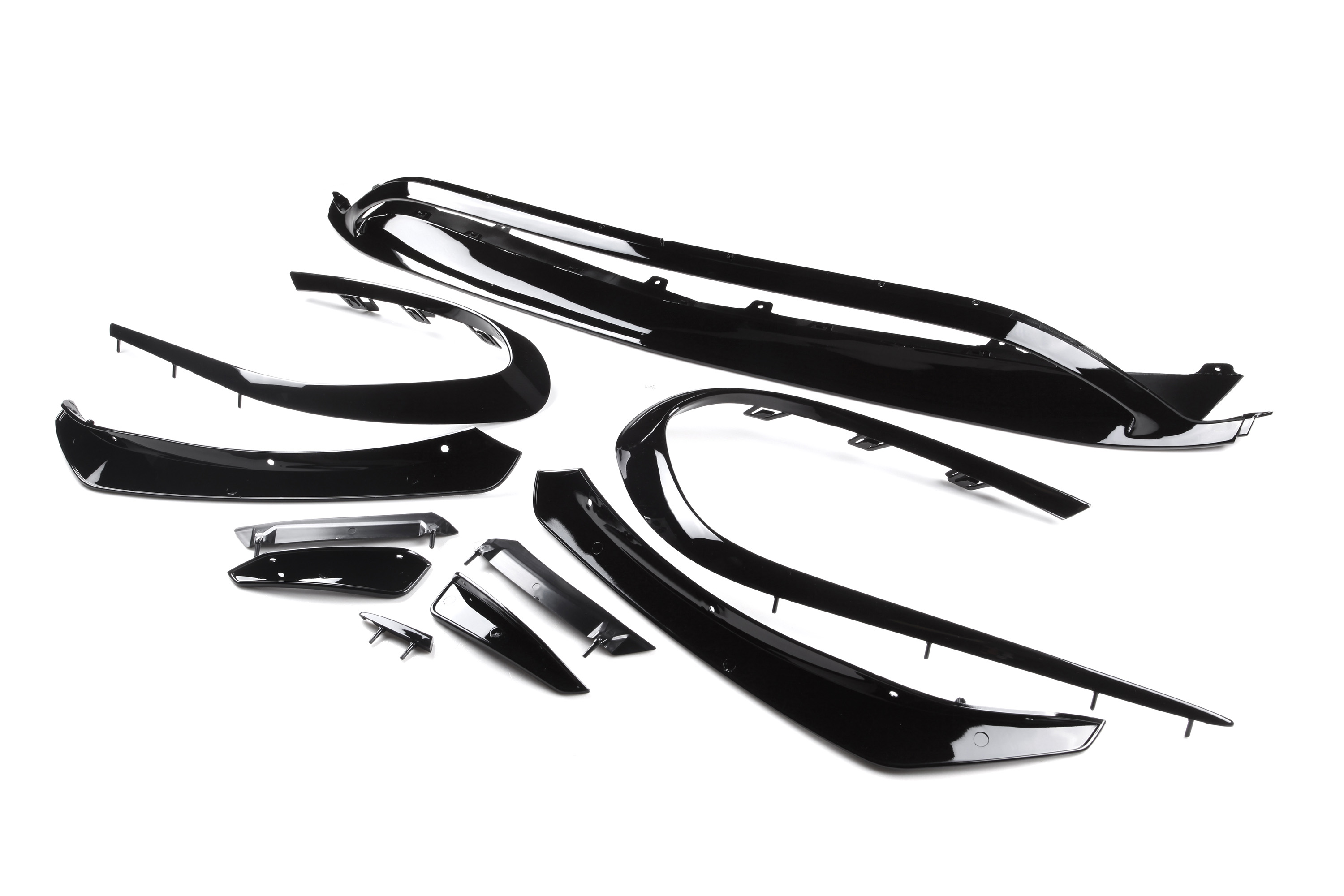 Zero Offset  AMG Style Front Canards / Lip for Mercedes A Class W176 16-18 - MODE Auto Concepts