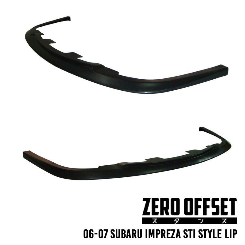 Zero Offset  STI Style Front Lip for 06-07 Subaru Impreza - MODE Auto Concepts