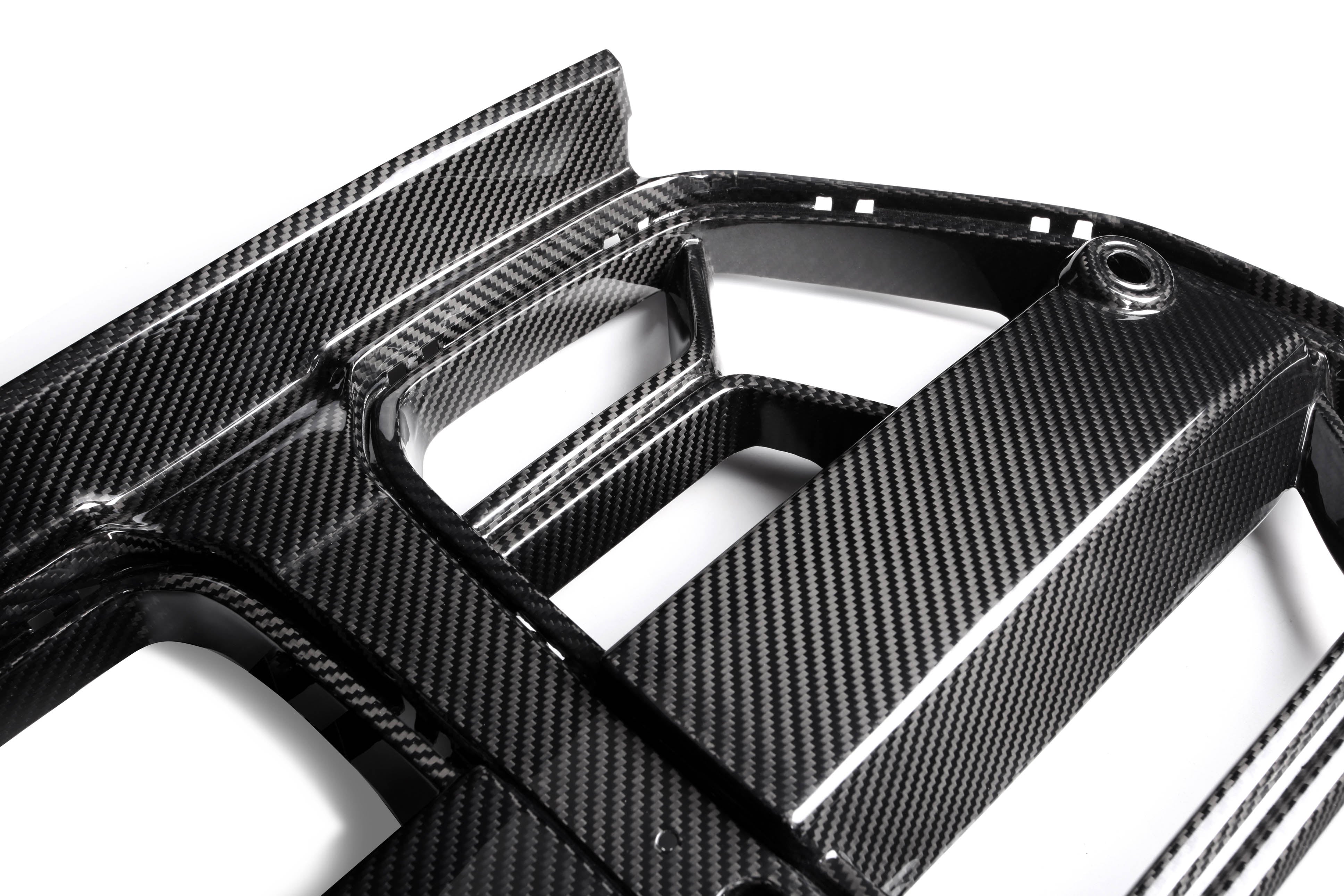 Zero Offset  CSL Style Pre Pregged Dry Carbon Grill For BMW M3 G80 G81 / M4 G82 G83 with ACC 20+ - MODE Auto Concepts