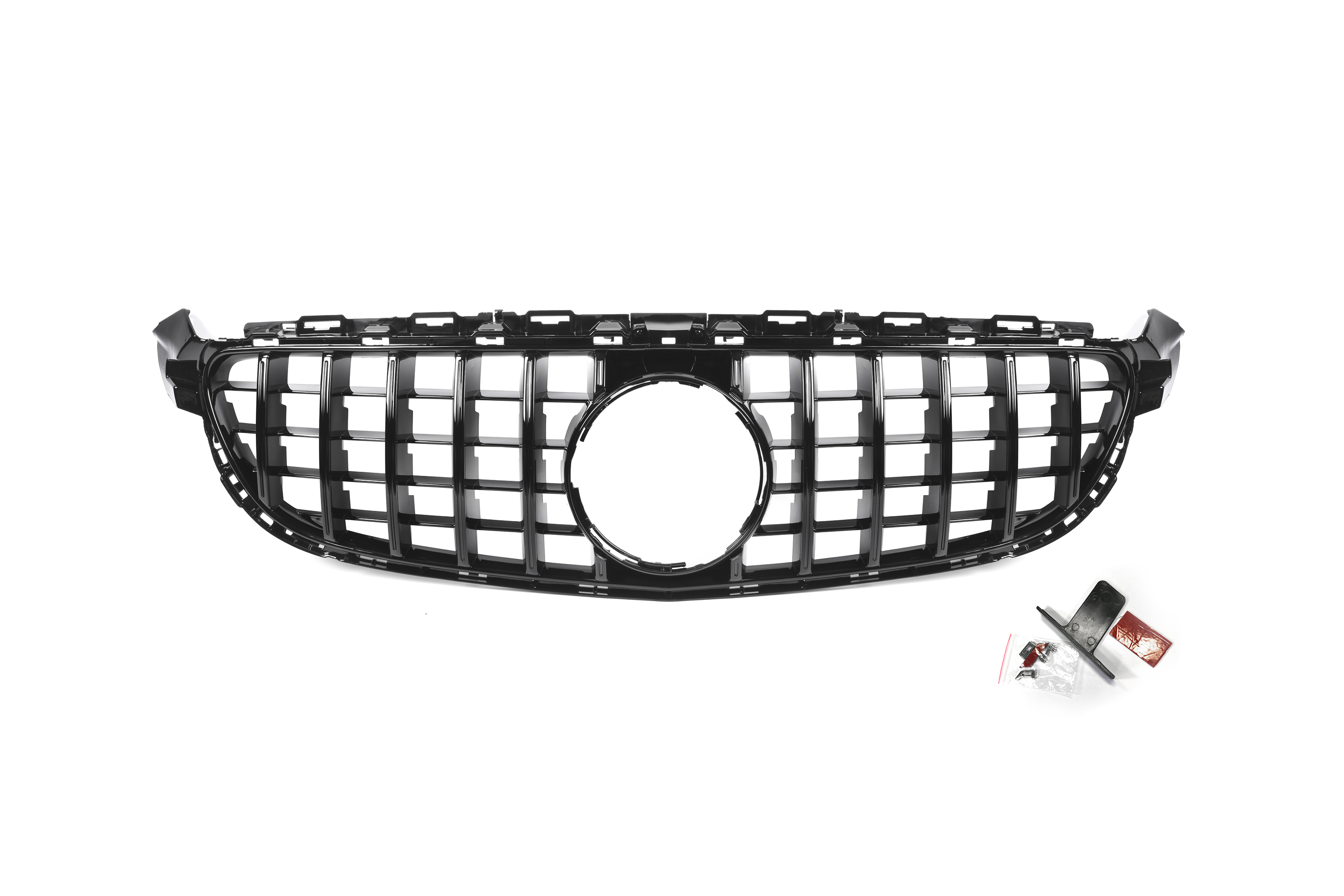 Zero Offset  AMG Panamericana Style Grille for Mercedes C63 C205/W205 15-18 - Black - MODE Auto Concepts