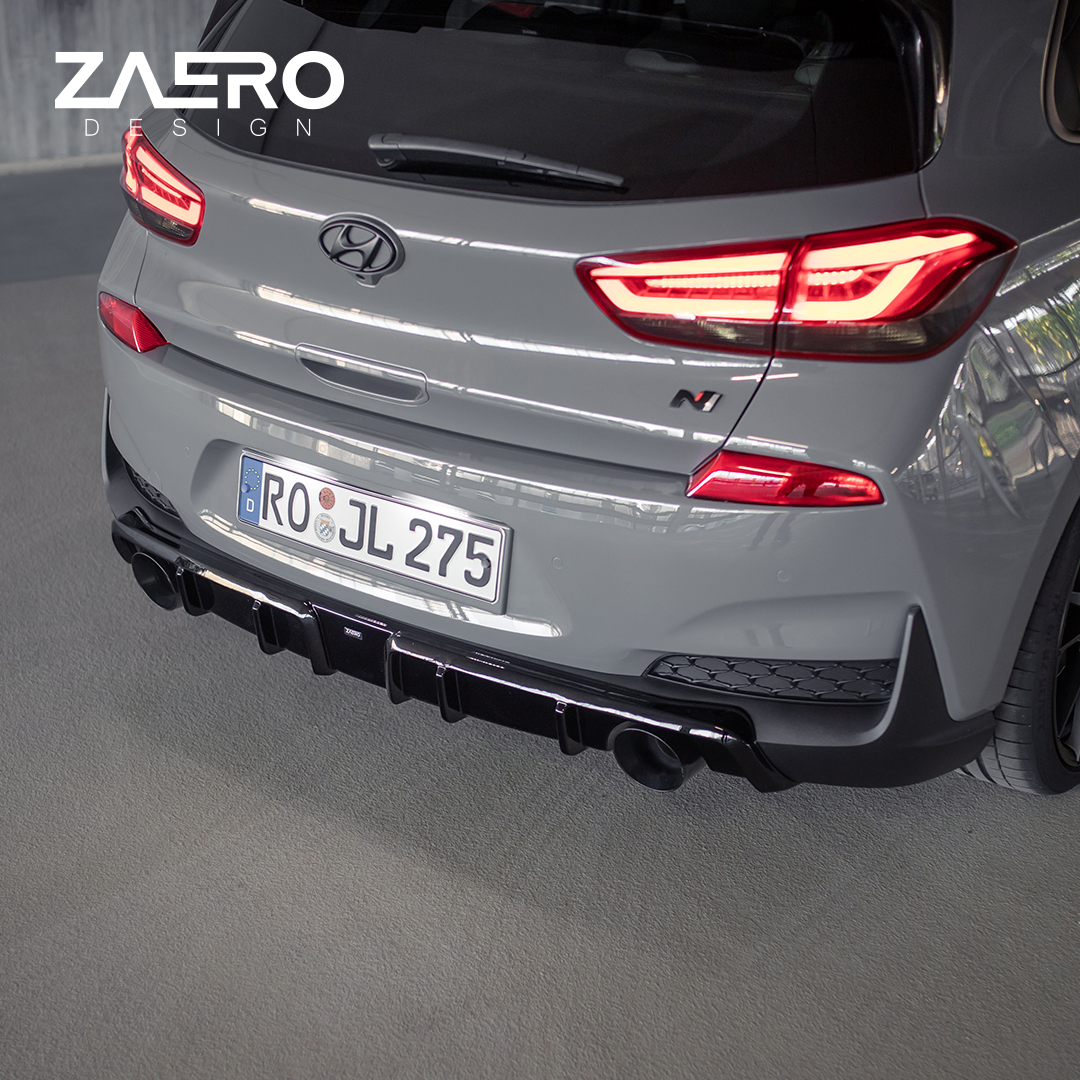 Zaero Designs  EVO-1 - Rear Diffuser for Hyundai i30N Hatch - MODE Auto Concepts