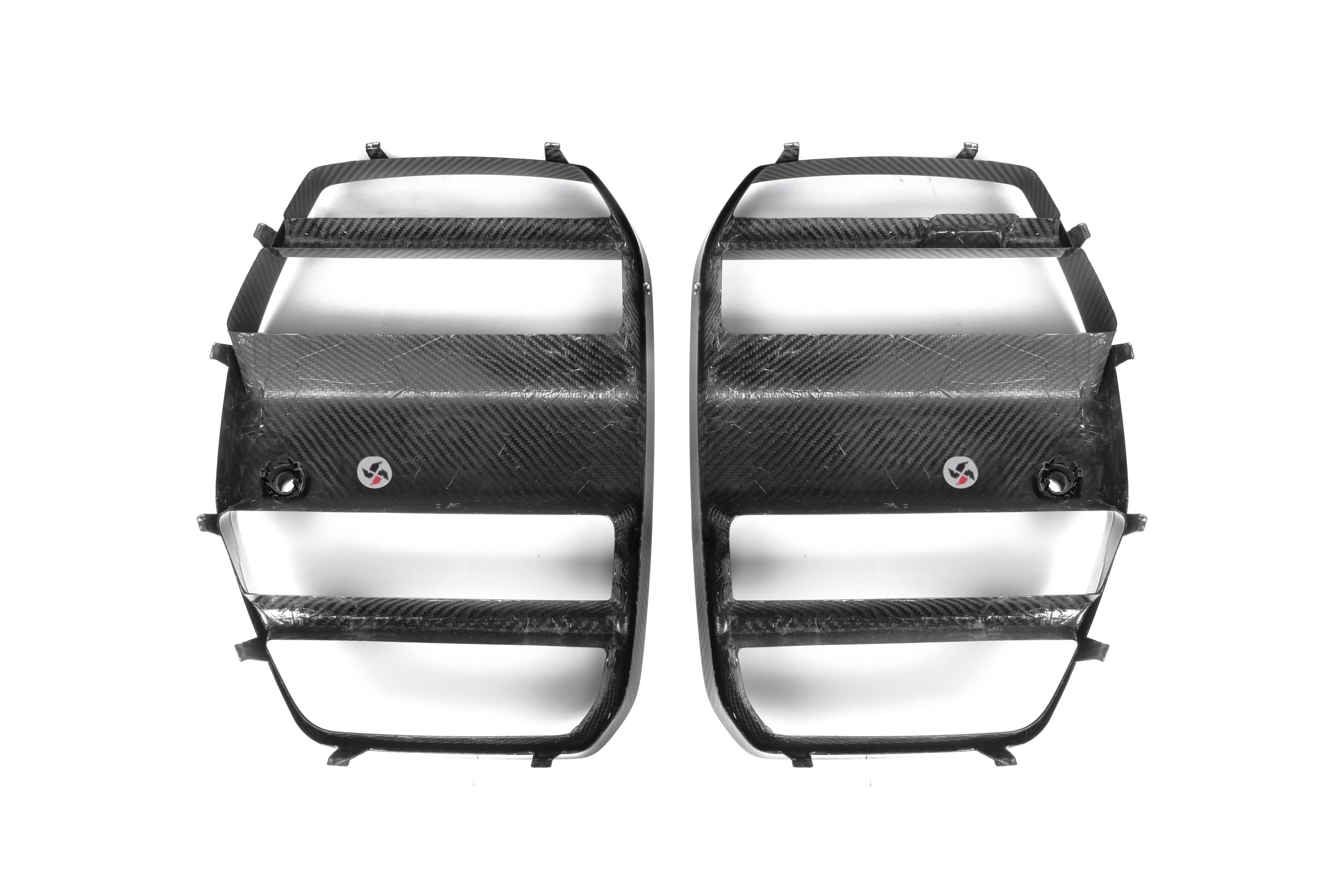 Zero Offset  ST Pre Pregged Dry Carbon Grill For BMW M3 G80 G81 / M4 G82 G83 20+ - MODE Auto Concepts