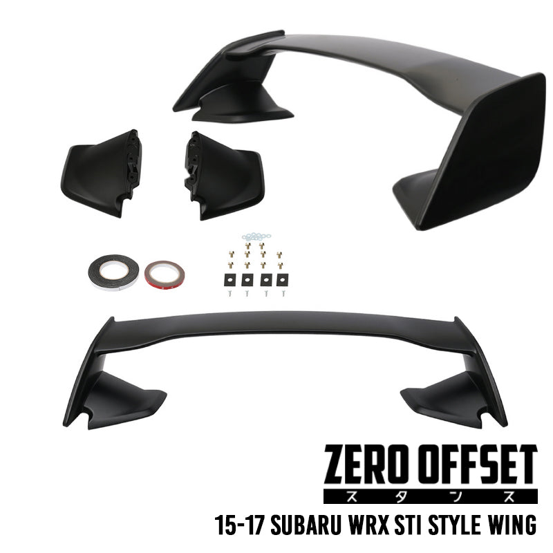 Zero Offset  STI Style Trunk Spoiler for 15-21 Subaru WRX - MODE Auto Concepts