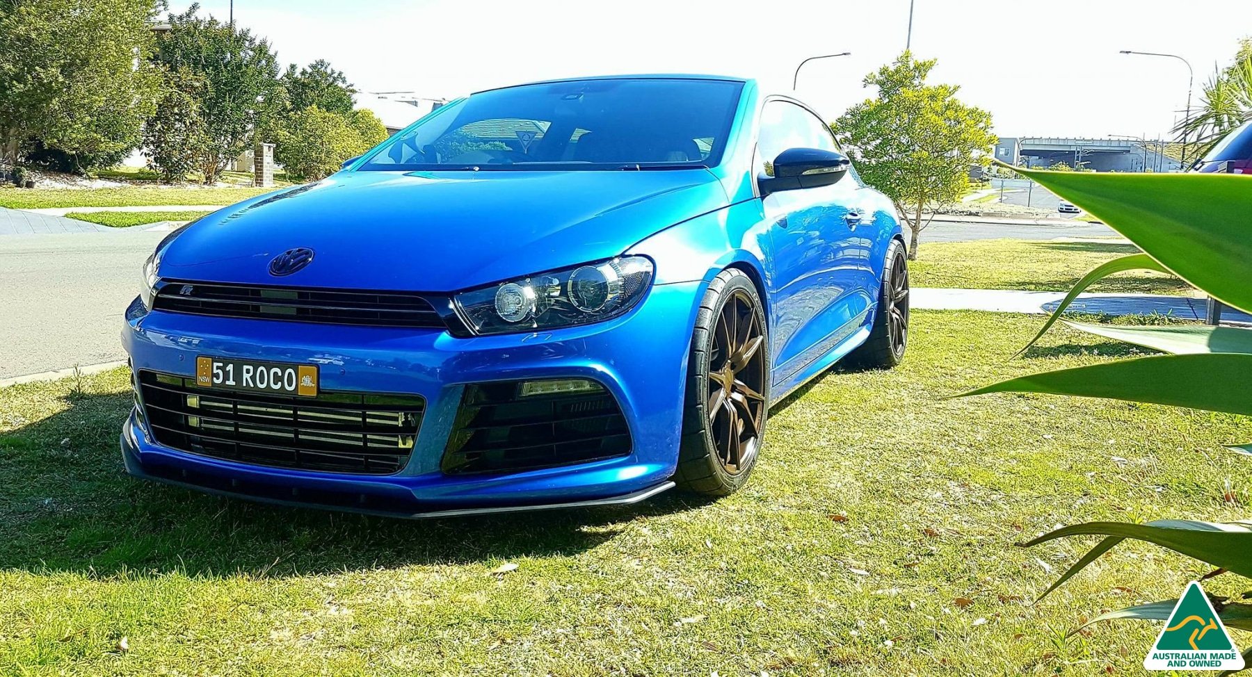 Scirocco R (PFL) Front Lip Splitter (1 Piece) - MODE Auto Concepts