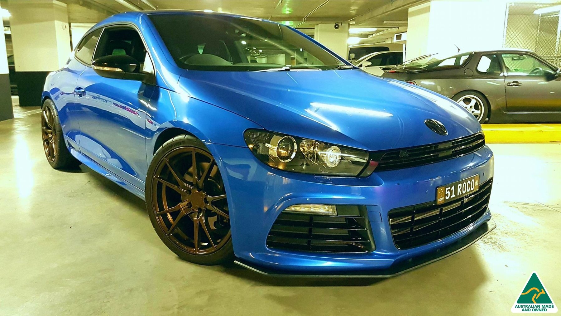 Scirocco R (PFL) Front Lip Splitter (1 Piece) - MODE Auto Concepts