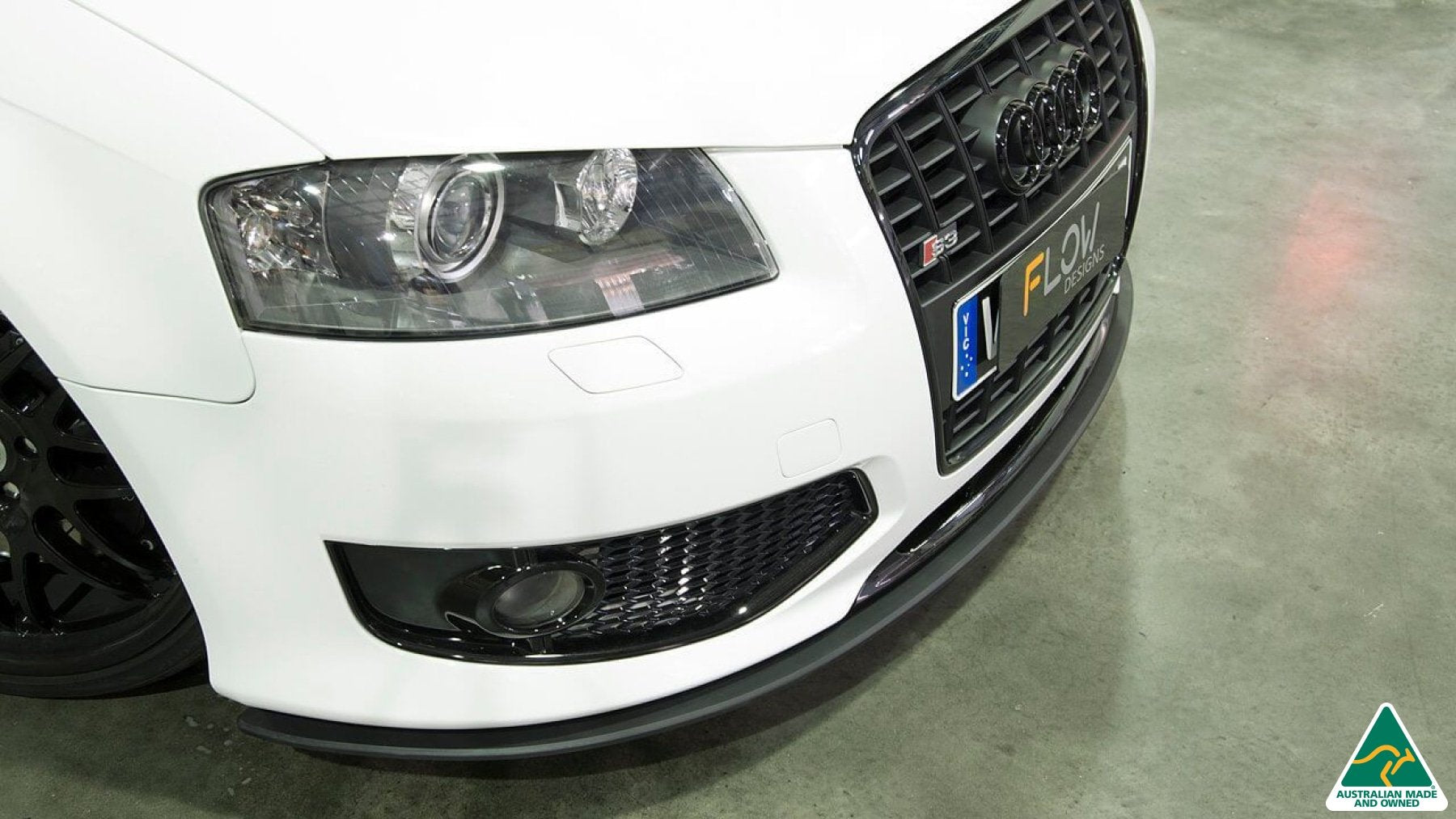 S3 8P Hatch Front Lip Splitter (PFL) - MODE Auto Concepts