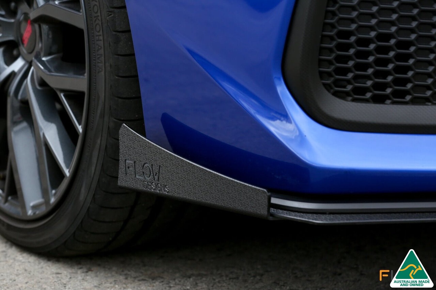 VA WRX & STI Front Splitter Winglets - Option B (Pair) - MODE Auto Concepts