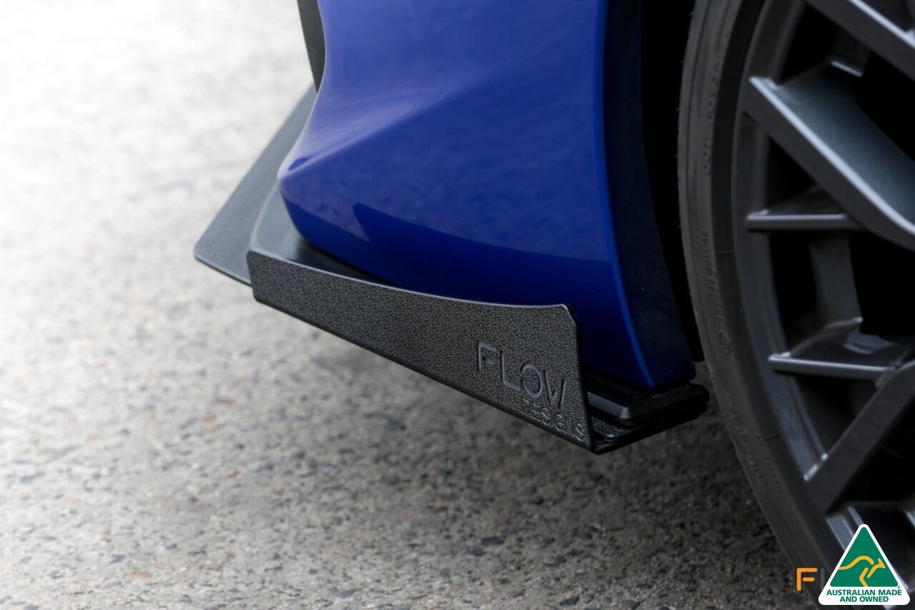 VA WRX & STI Front Splitter Winglets - Option B (Pair) - MODE Auto Concepts