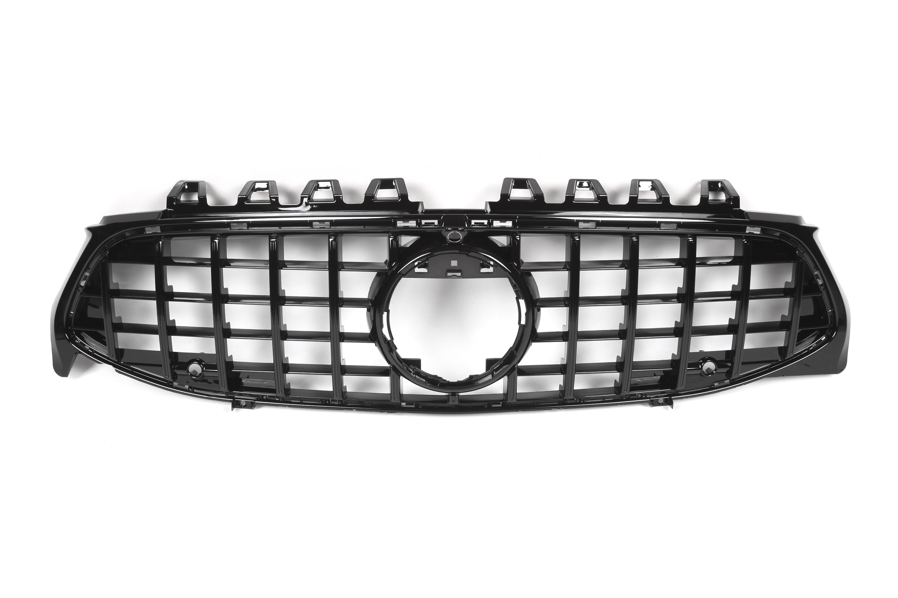 Zero Offset  AMG Panamericana Style Grille for Mercedes CLA Class C118 19+ - Black - MODE Auto Concepts