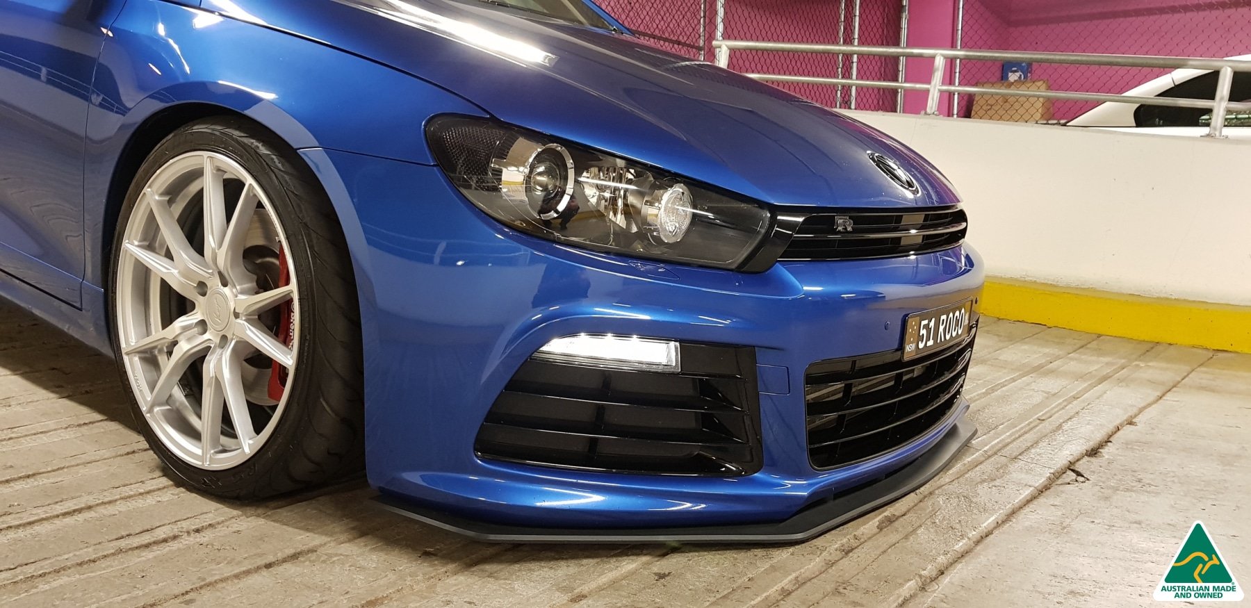 Scirocco R (PFL) Front Lip Splitter (1 Piece) - MODE Auto Concepts