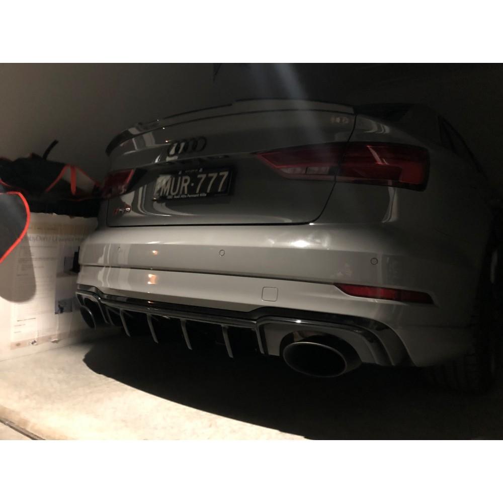 Maxton Design Audi RS3 8V Facelift Sedan Rear Diffuser - MODE Auto Concepts