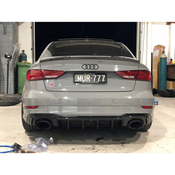 Maxton Design Audi RS3 8V Facelift Sedan Rear Diffuser - MODE Auto Concepts