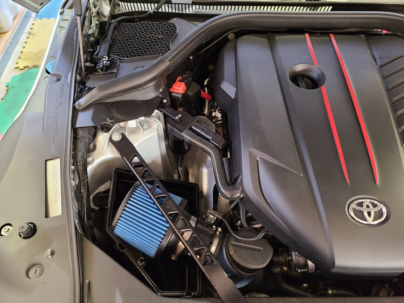 Burger Motorsports Turbo Double Baffle Oil Catch Can for 2020+ B58 Toyota Supra GR MK5 - MODE Auto Concepts