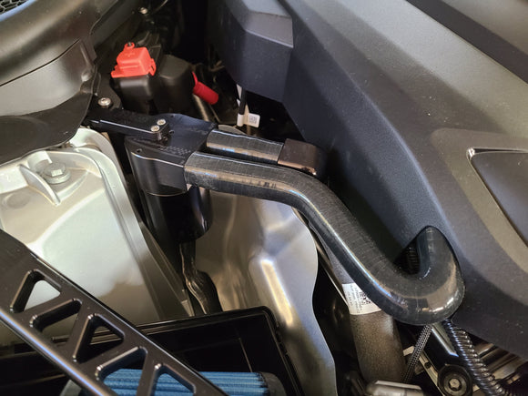 Burger Motorsports Turbo Double Baffle Oil Catch Can for 2020+ B58 Toyota Supra GR MK5 - MODE Auto Concepts