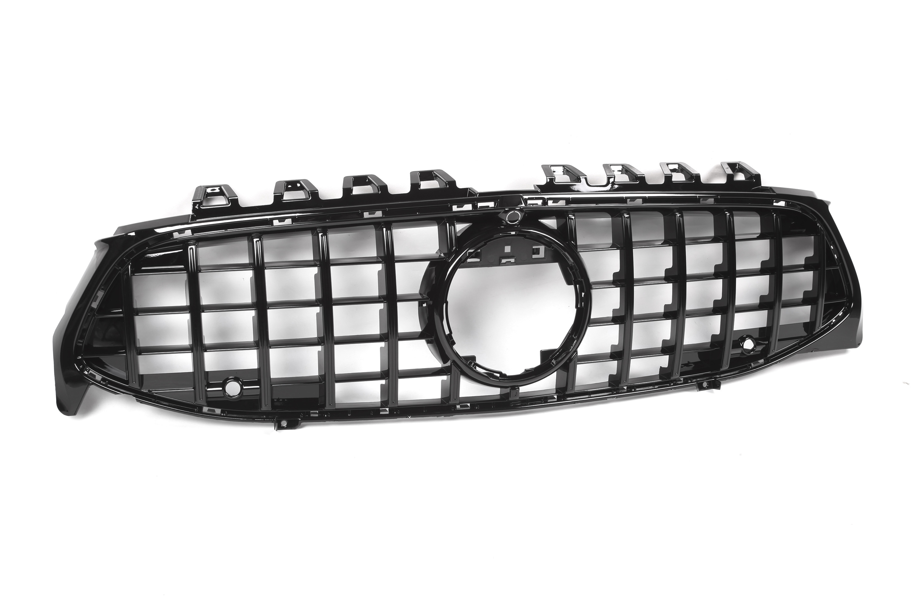 Zero Offset  AMG Panamericana Style Grille for Mercedes CLA Class C118 19+ - Black - MODE Auto Concepts