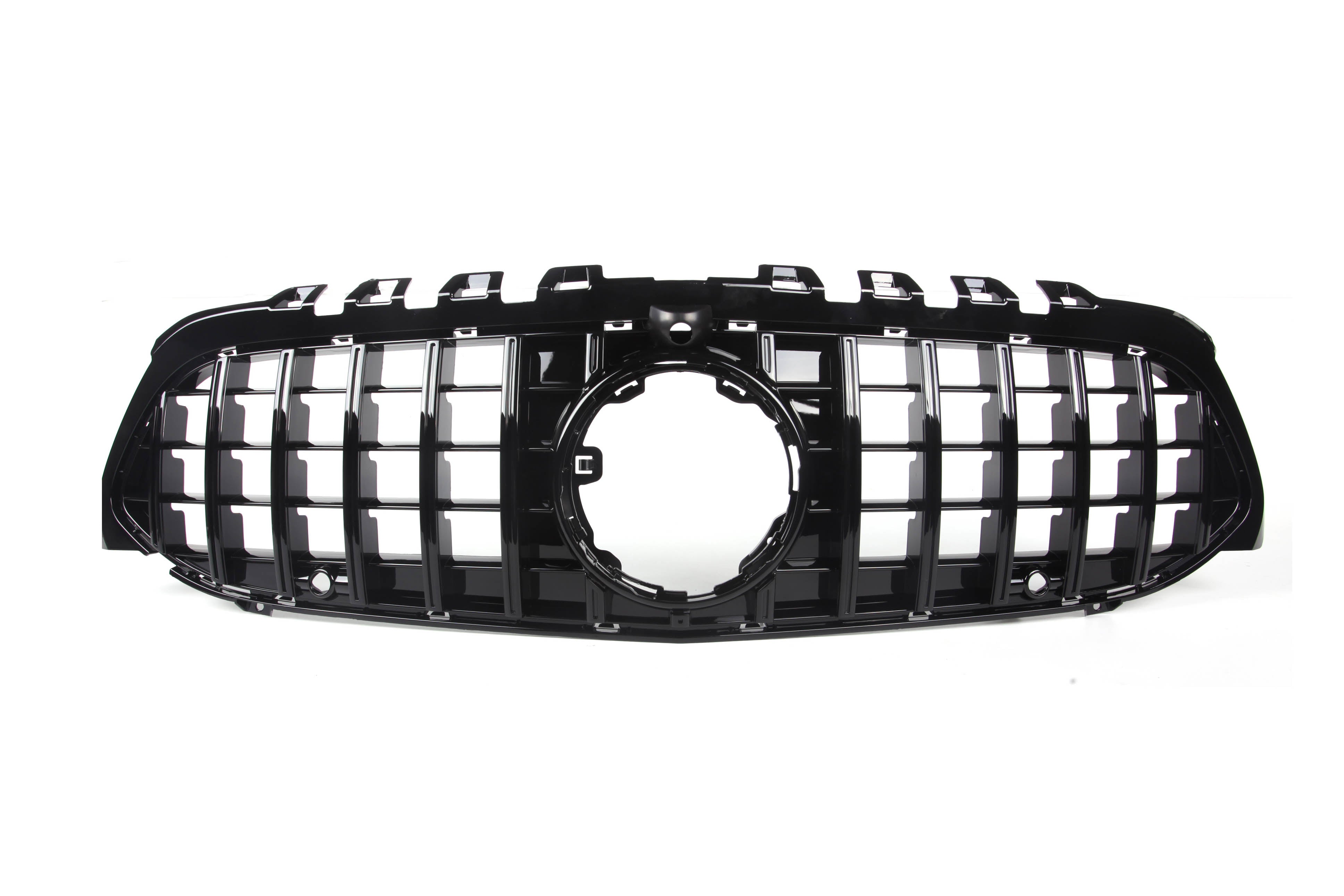 Zero Offset  AMG Panamericana Style Grille for Mercedes A Class W177 Hatch / V177 Sedan 19-23 - Black - MODE Auto Concepts