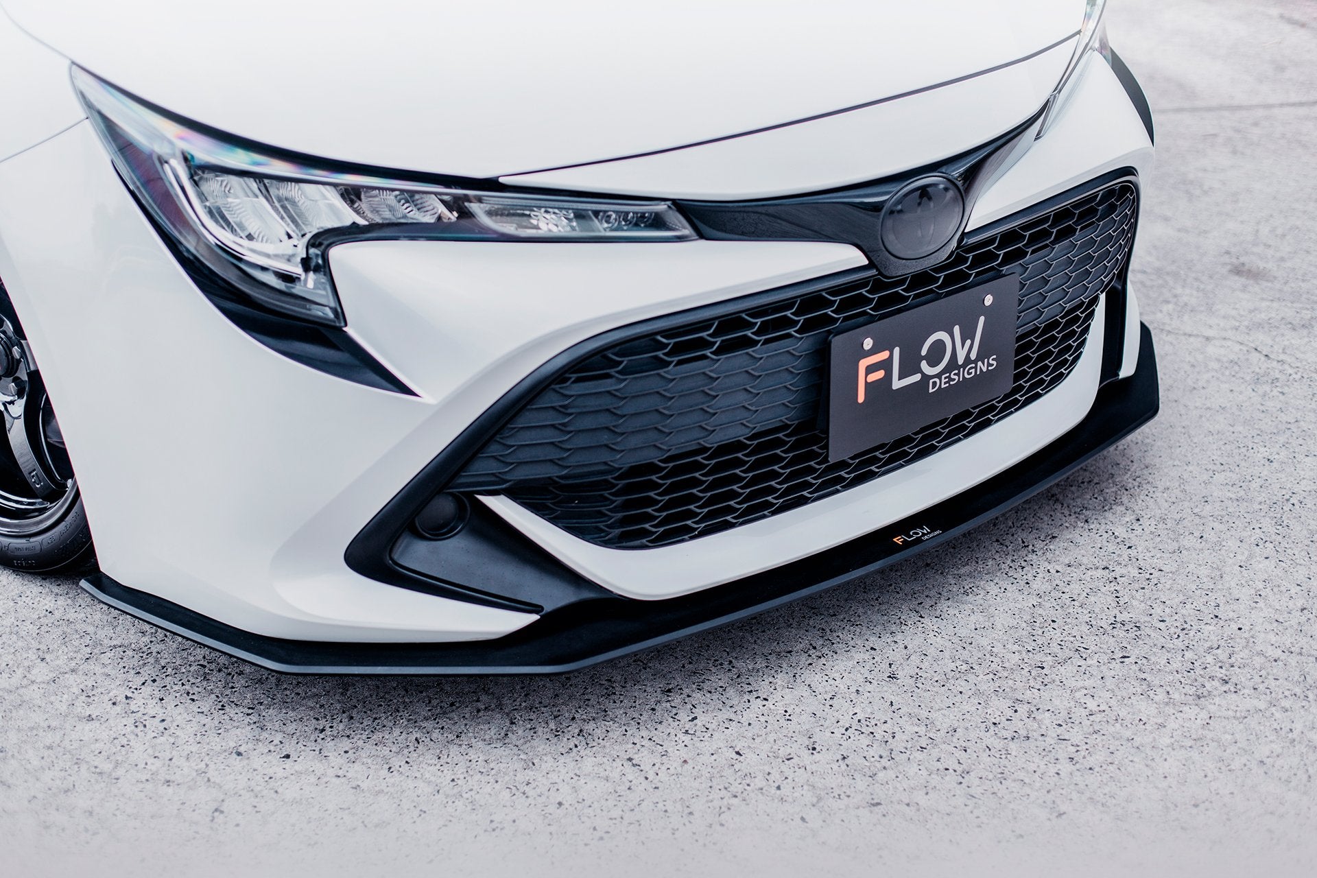 Toyota Corolla MZEA12R/ZWE211R 2018+ Front Lip Splitter & Reinforcement Brackets - MODE Auto Concepts