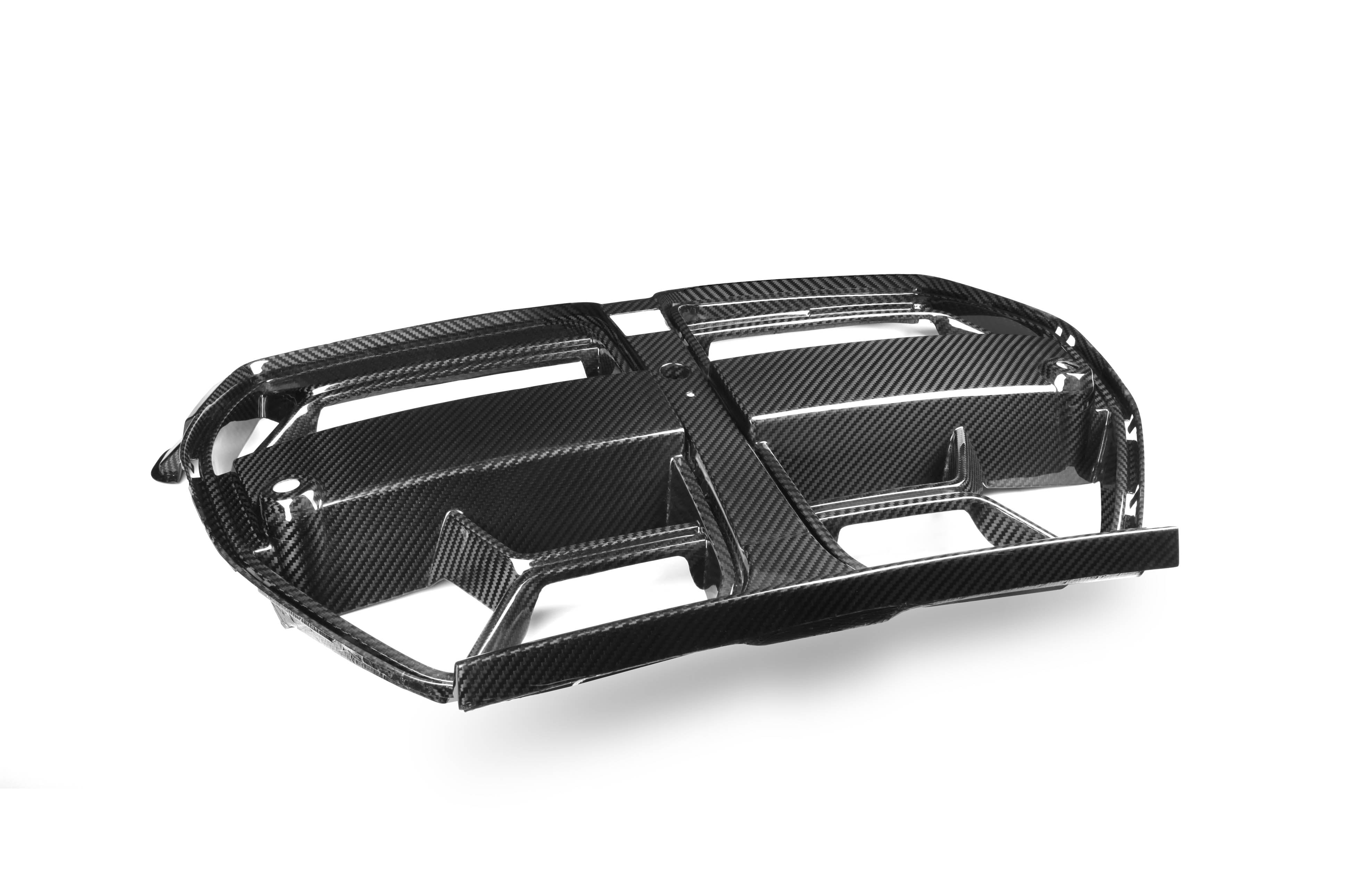 Zero Offset  CSL Style Pre Pregged Dry Carbon Grill For BMW M3 G80 G81 / M4 G82 G83 without ACC 20+ - MODE Auto Concepts