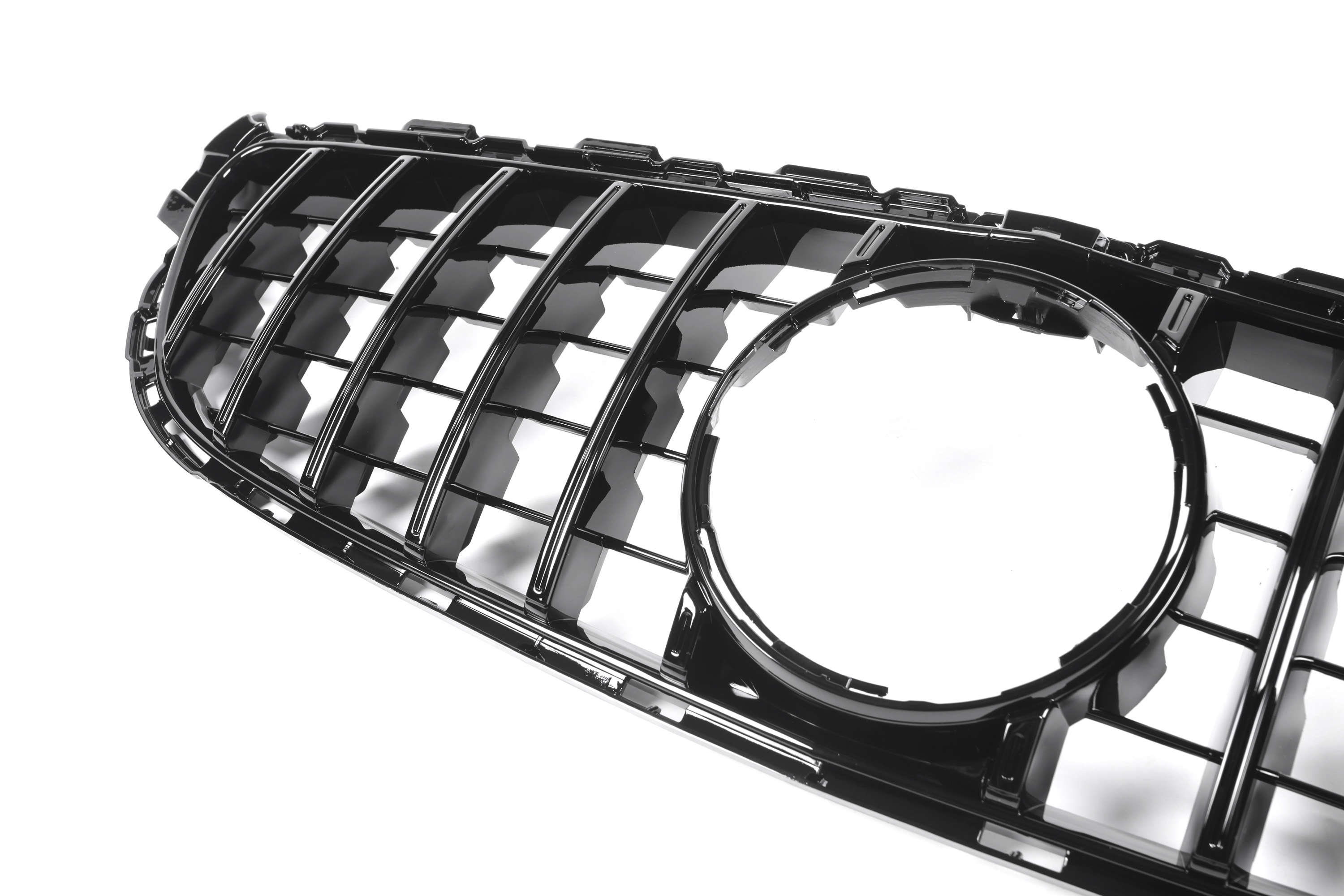 Zero Offset  AMG Panamericana Style Grille for Mercedes C63 C205/W205 15-18 - Black - MODE Auto Concepts