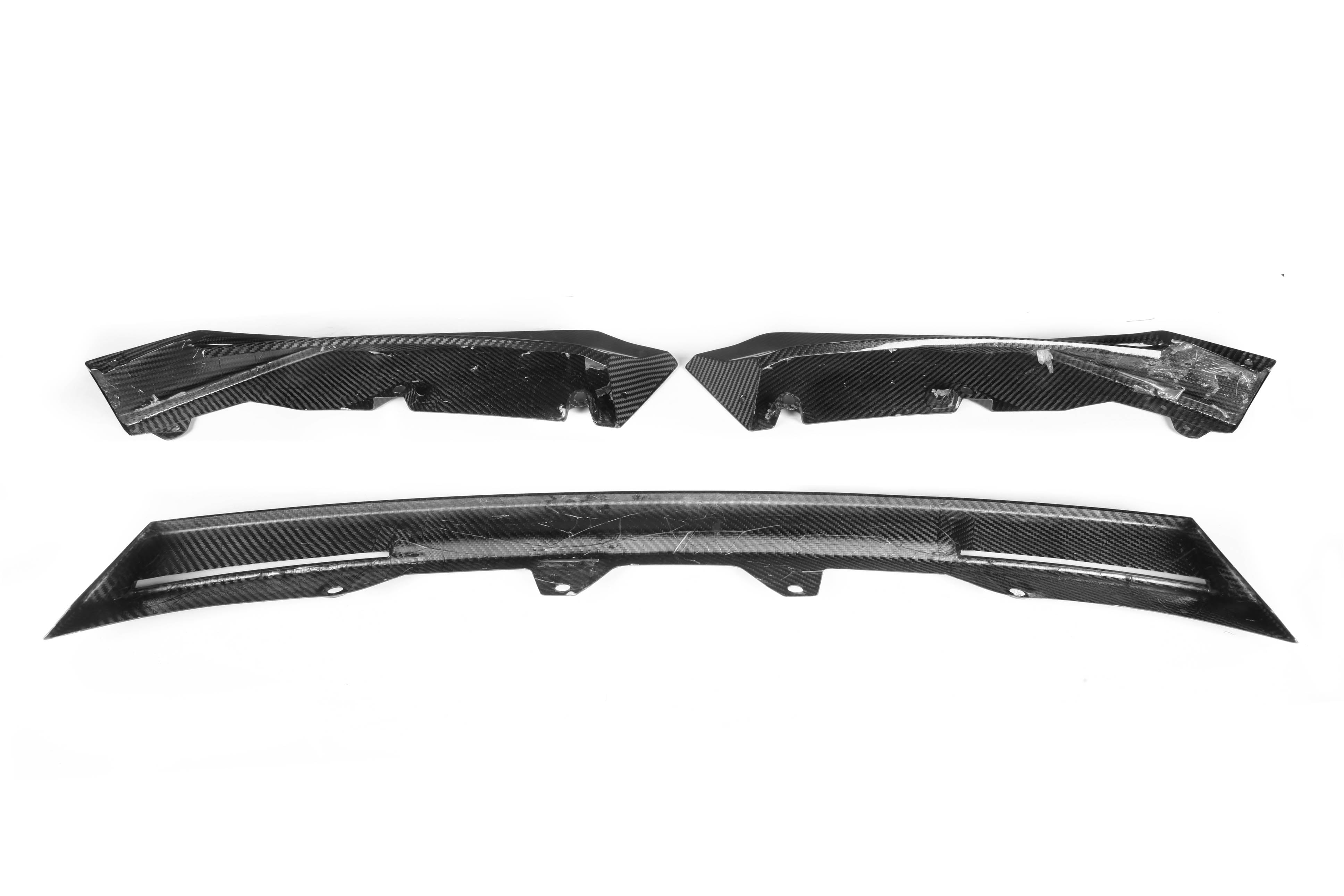 Zero Offset  Vorsteiner Style Pre Pregged Dry Carbon Front Lip For BMW M3 G80 G81 / M4 G82 G83 20+ - MODE Auto Concepts