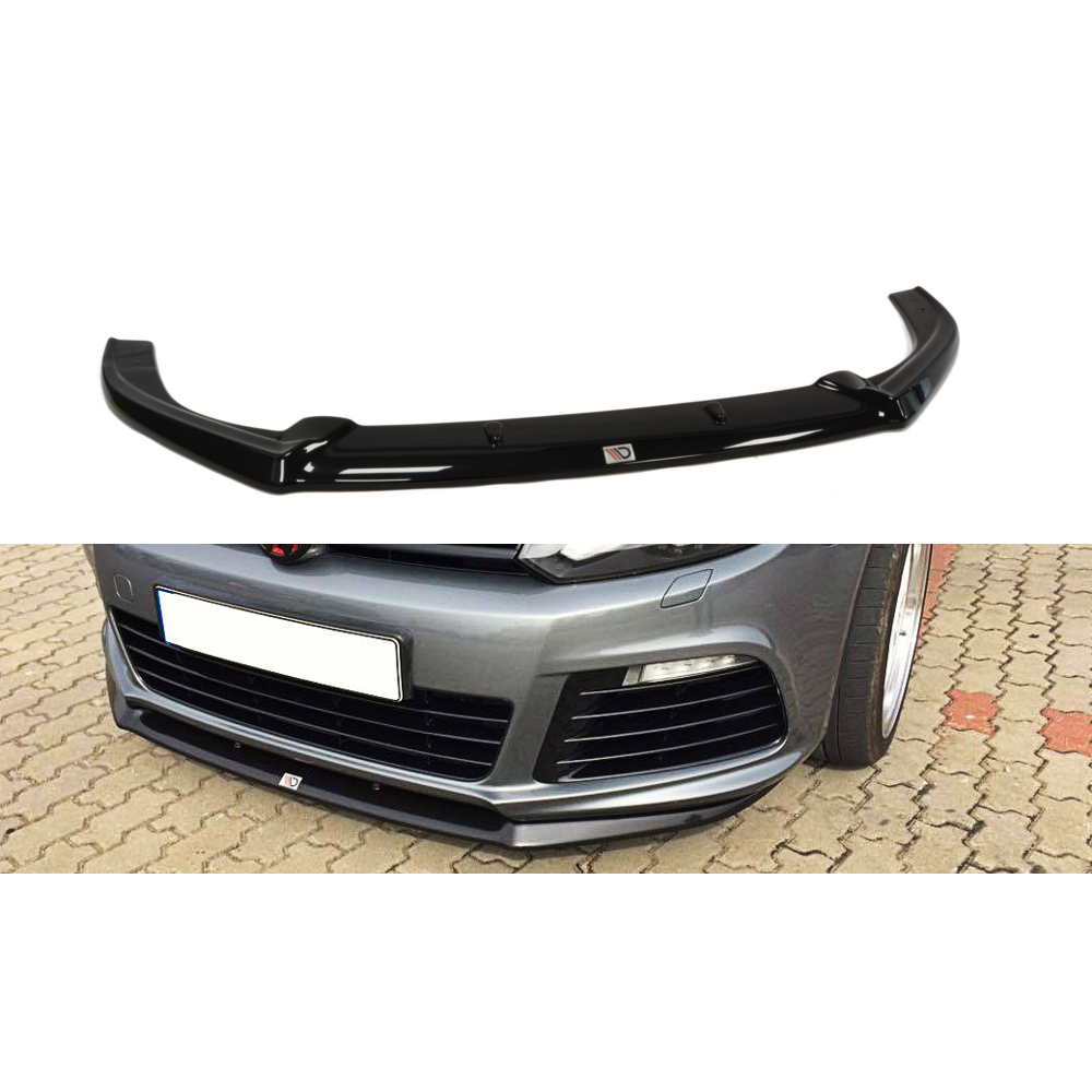 Maxton Design Front Splitter Cupra Style VW Golf Mk6 R Front Lip - MODE Auto Concepts