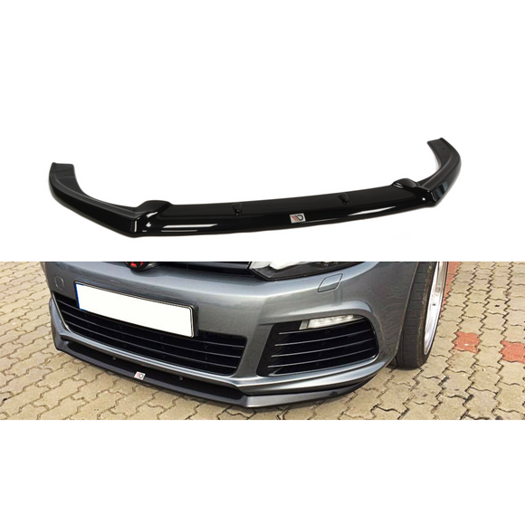 Maxton Design Front Splitter Cupra Style VW Golf Mk6 R Front Lip - MODE Auto Concepts