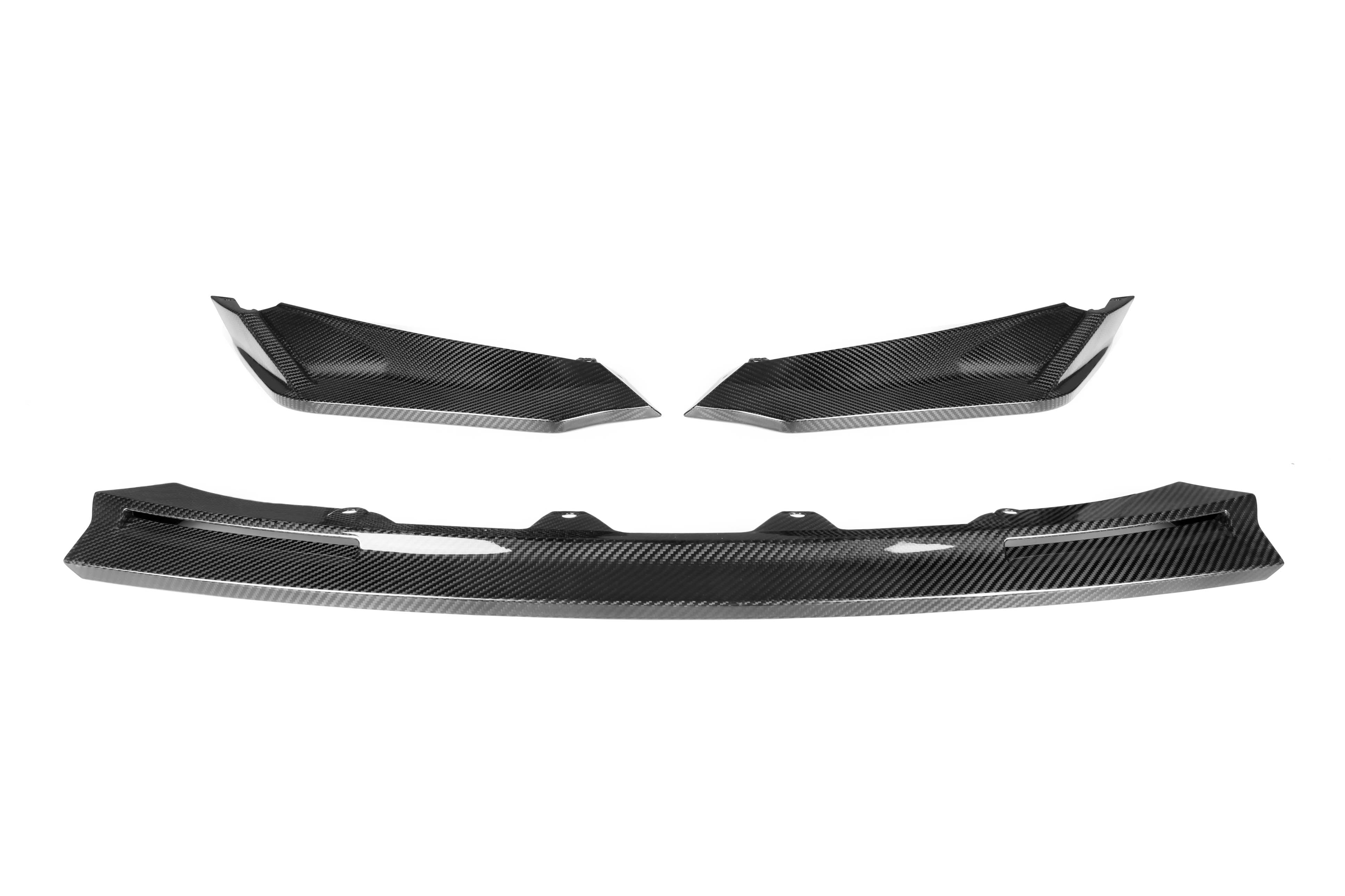 Zero Offset  Vorsteiner Style Pre Pregged Dry Carbon Front Lip For BMW M3 G80 G81 / M4 G82 G83 20+ - MODE Auto Concepts