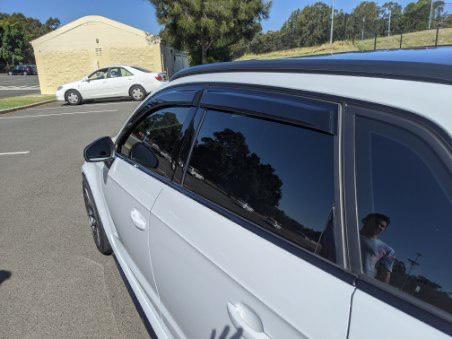 ABW Window Visors | Weather Shields suit 2013 - 2019 Audi A3/S3/RS3 Hatch - MODE Auto Concepts