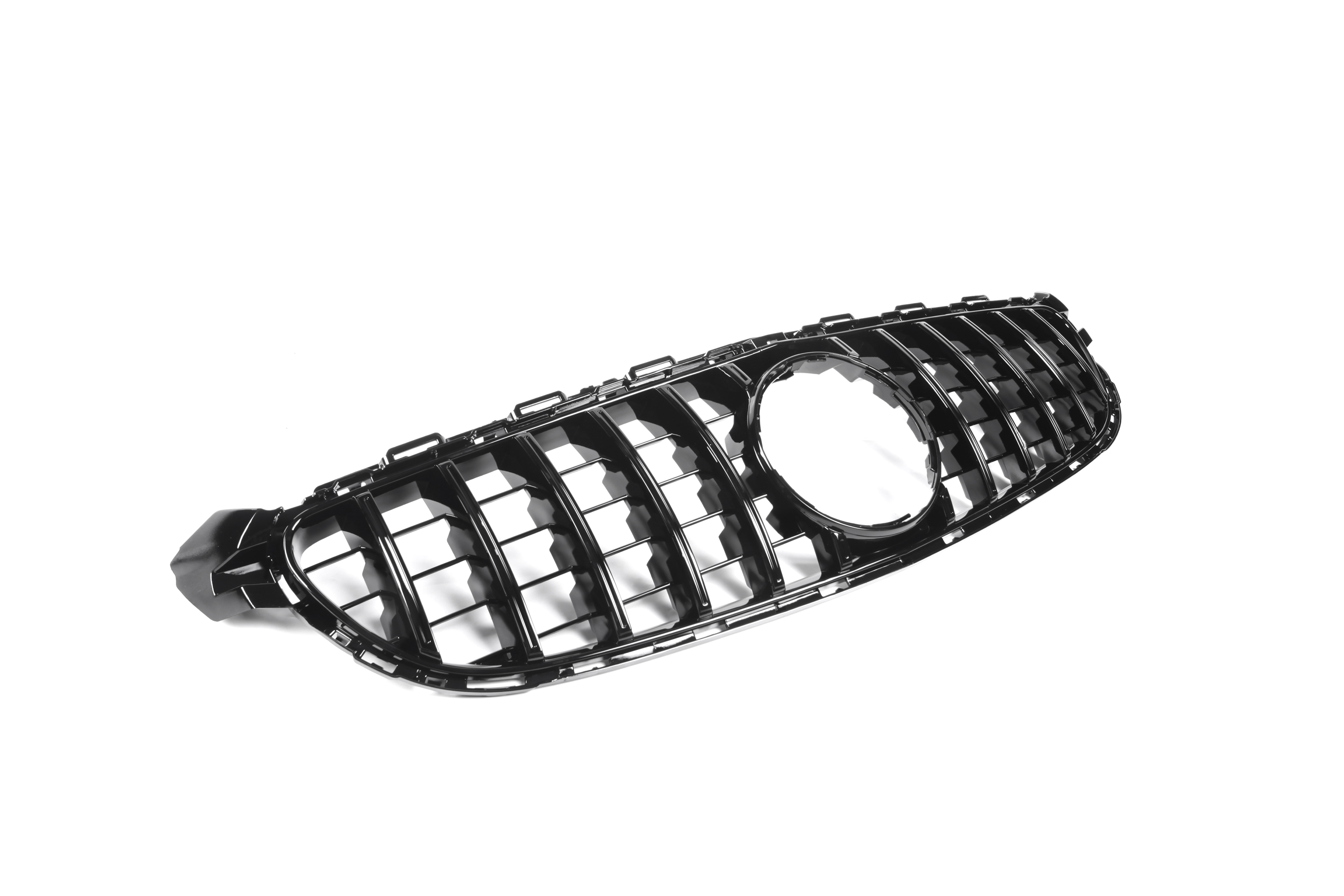 Zero Offset  AMG Panamericana Style Grille for Mercedes C63 C205/W205 15-18 - Black - MODE Auto Concepts