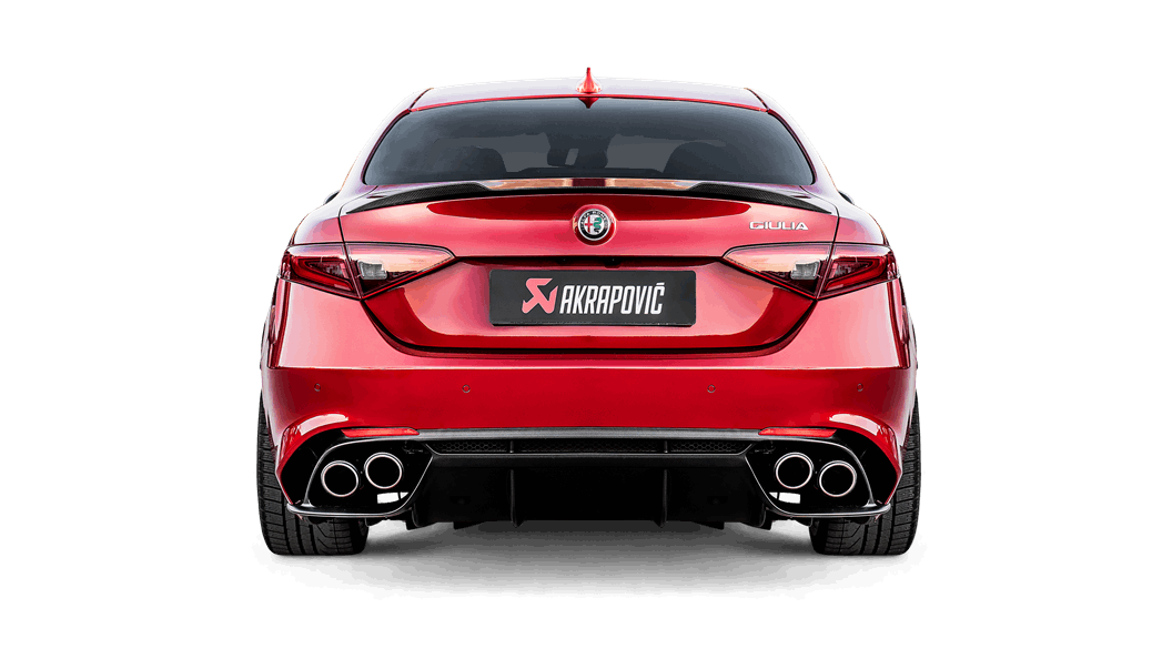 Akrapovic Alfa Romeo Giulia Quadrofoglio Evolution Line Titanium Exhaust System - MODE Auto Concepts