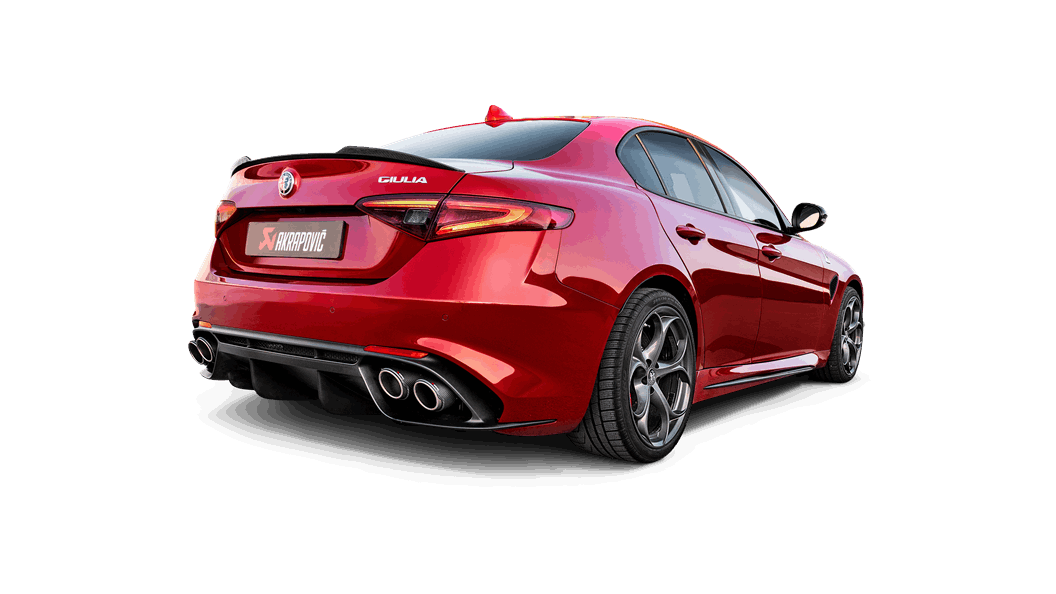 Akrapovic Alfa Romeo Giulia Quadrofoglio Evolution Line Titanium Exhaust System - MODE Auto Concepts