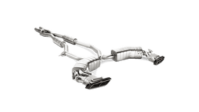 Akrapovic Mercedes-Benz C217 S 63 AMG Coupe Evolution Line Titanium Link Pipe Set - MODE Auto Concepts
