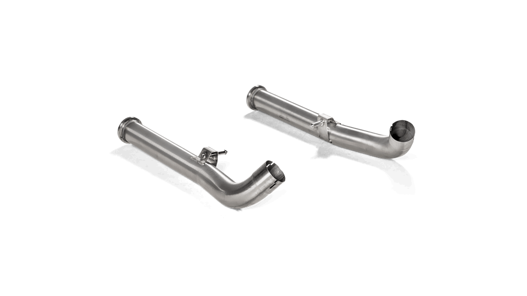 Akrapovic Mercedes-Benz W463A G 63 AMG Front Titanium Link Pipe Set - MODE Auto Concepts