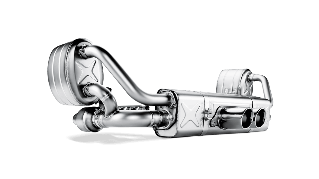 Akrapovič Porsche 3.6 997 911 Slip-On Line Titanium Exhaust System (911 GT3 & GT3 RS) - MODE Auto Concepts