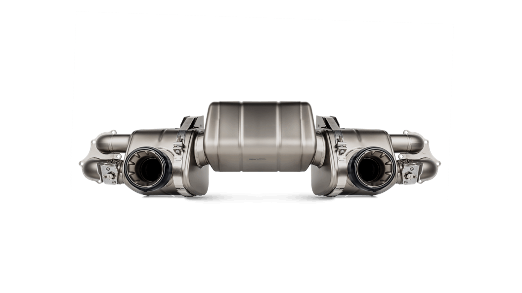 Akrapovič Porsche 718 Slip-On Line Titanium Exhaust System (Cayman GT4 & Boxster Spyder) - MODE Auto Concepts