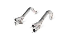 Akrapovič Porsche 718 Titanium Link Pipe Set (Cayman GT4 & Boxster Spyder) - MODE Auto Concepts