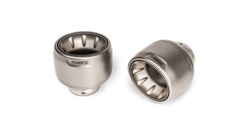 Akrapovič Porsche 718 Titanium Tail Pipe Set (Cayman GT4 & Boxster Spyder) - MODE Auto Concepts