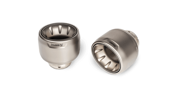 Akrapovič Porsche 718 Titanium Tail Pipe Set (Cayman GT4 & Boxster Spyder) - MODE Auto Concepts