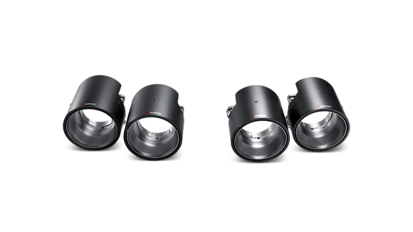 Akrapovič Porsche 958 Cayenne Carbon Tail Pipe Set (Inc. Cayenne, S, GTS & Turbo) - MODE Auto Concepts