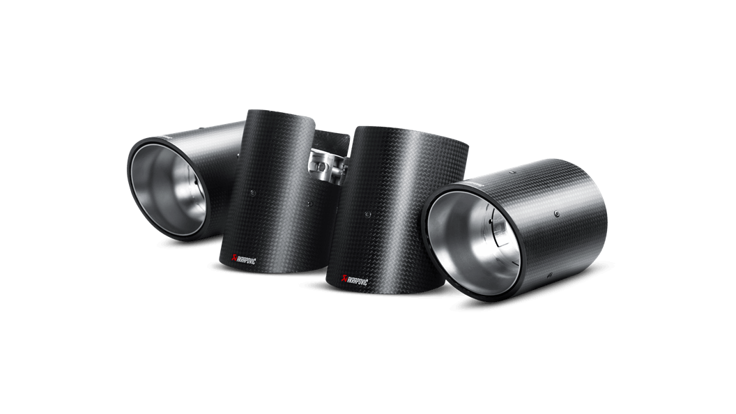 Akrapovič Porsche 958 Cayenne Carbon Tail Pipe Set (Inc. Cayenne, S, GTS & Turbo) - MODE Auto Concepts