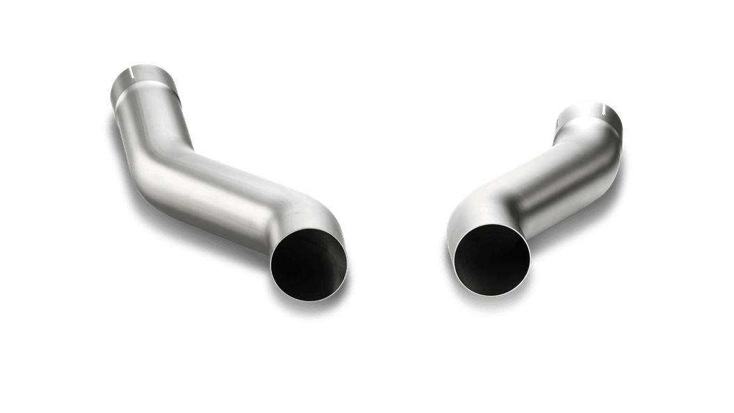 Akrapovič Porsche 958 Cayenne Titanium Link Pipe Set (Cayenne S Diesel, Cayenne Turbo & Cayenne Turbo S) - MODE Auto Concepts