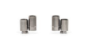 Akrapovič Porsche 971 Panamera Titanium Tail Pipe Set (Inc. Panamera 4, GTS, Turbo & Sport Turismo Turbo S E-Hybrid) - MODE Auto Concepts