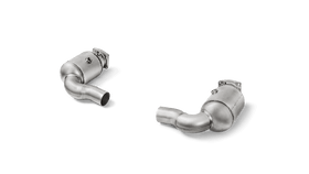 Akrapovič Porsche 991.2 911 Turbo Stainless Steel Catalytic Link Pipe Set - MODE Auto Concepts