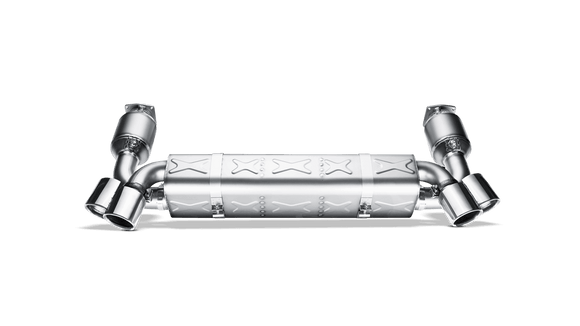 Akrapovič Porsche 997 911 Turbo Slip-On Line Titanium Exhaust System With 100 cpsi Cats - MODE Auto Concepts