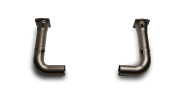 Akrapovič Porsche 997 911 Turbo Titanium Link Pipe Set - MODE Auto Concepts