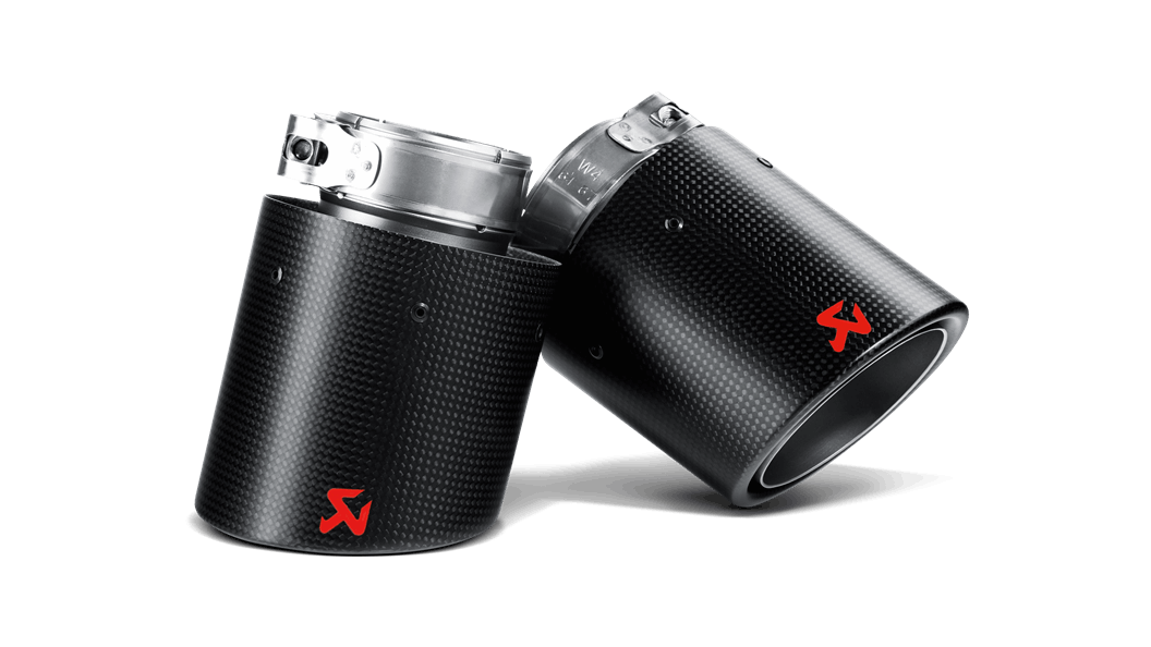 Akrapovic VW MK6 Golf Carbon Tail Pipe Set (Golf TSI, Golf GTD & Golf GTI) - MODE Auto Concepts
