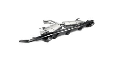 Akrapovic VW MK7 Golf GTI Rear Carbon Fibre Diffuser - MODE Auto Concepts